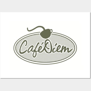 Cafe Diem Fan Logo Posters and Art